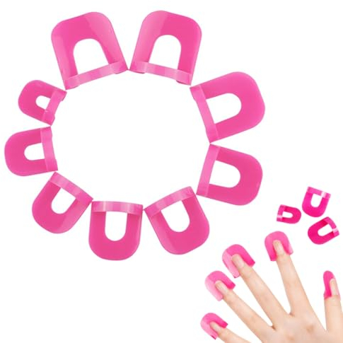 QEQSHQO 26pcs Nagellack Schablone wiederverwendbar Nagelkanten Hautbarriere Set Nail Art Lackschutz Spitzenschutz Nail Art Basiswerkzeuge Zubehör