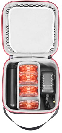 RLSOCO Tasche für Storz & Bickel Mighty/Mighty+ Plus Verdampfer - Passend für Mighty/Mighty+ Plus Zubehör: Kräutermühle, netzteil und anderes kleines Zubehör (Nur Tasche)