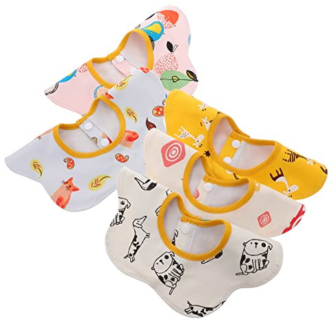 TOYANDONA 5stücke Teiliges Set Baumwolle Wasserdichte Sabberlätzchen Für Kleinkinder Für Essen Schutz Bei Säuglingen Und Kleinkindern Shower Und Feiertage
