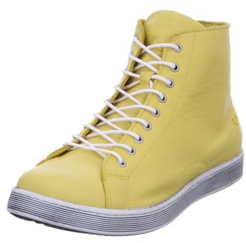 Andrea Conti dam high top sneakers, gulgrön, 40 EU, Gul grön, 40 EU