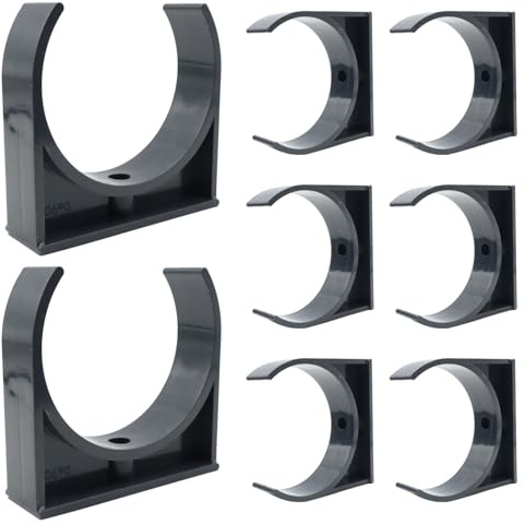 PVC Pipe Clamp Hanger Bracket for 3 inch Sch40 PVC Pipe (8 Pack)