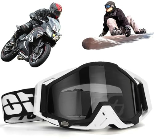 Gafas de motocross, impermeables al viento y al polvo, gafas de motocross, gafas de esquí, gafas para bicicleta de tierra, gafas antiniebla y UV, gafas de carreras todoterreno, para ciclismo, carreras