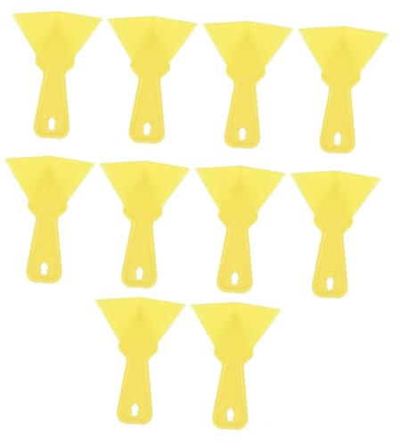 SEWACC 10 pezzi Raschietto Angoli Cartongesso in Plastica Abs Rinforzata Strumento Finitura e Pulizia Stucco Angolare Flessibile per Pareti Utensile Edile per Rimozione Intonaco e