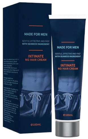 XUQEAYWD Crema Depilatoria Uomo - Crema Depilatoria Corpo per Peli Superflui Maschili | Prodotti Personali per Gambe Sensibili Secche Torace Schiena - Bikini Ascelle Bodybuilder