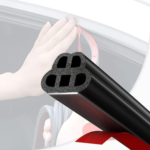 Auto Türdichtung Selbstklebend Gummidichtung – 5M Geräuschdämmend, Wasserdicht, Flexibel, Einfache Montage für Auto, Wohnwagen, Fenster – Passgenau, Langlebig & Schutz (5m)
