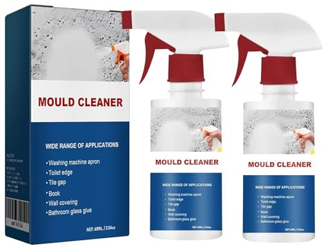 cuoct 2Pcs Mould Cleaner Spray, Powerful Multi-purpose Foam Cleaner, Mould Cleaner Foam Spray, Spray Cleaner For Household Kitchen, Bathroom, Wall