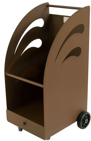 CA0/C Style Corten - Carro para leña CRUCCOLINI