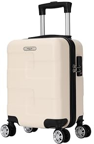 TROLLEY ADC Valise Cabine Underseat 40x30x20 cm | Bagage Gratuit Ryanair, easyJet, Wizz Air, Vueling, Transavia, Volotea | Roues Amovibles | Ultra Légère 2,3 kg
