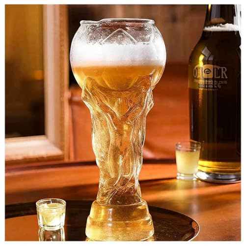 WXJHNYBS Beer Glass for World Cup Football 2026, 800ml World Cup 2026 Merchandise, Collector‘s Edition Glass Father Days Birthday