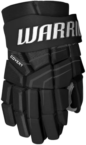 Warrior Covert QR7 T Senior Ishockeyhandskar (svart, 33 cm/13 tum)