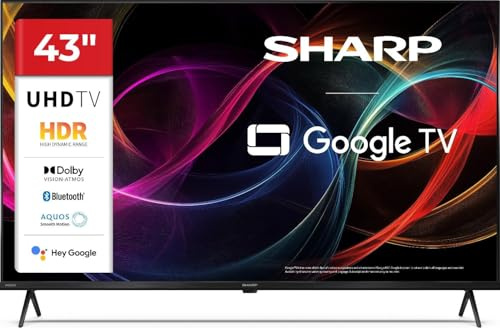 43HL4765E - Smart TV 43 Pollici LED 4K DVB-T2 H.265/HEVC Nero Classe Energetica F