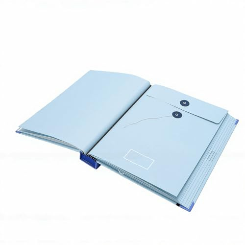 Annadue Life Book Document Organizer – End of Life-filpärm med Etiketter, Viktig Dokumentförvaring för Pass, Journaler, Ekonomiska Papper, Juridiska Formulär, Testamenten, Försäkringar,