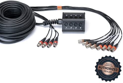 CORDIAL - Stage Box 8 Eingänge 4 Ausgänge XLR Kabel 30m