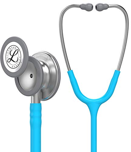 3M Littmann Fonendoscopio para monitorización Classic III, tubo turquesa, 68,5 cm, 5835