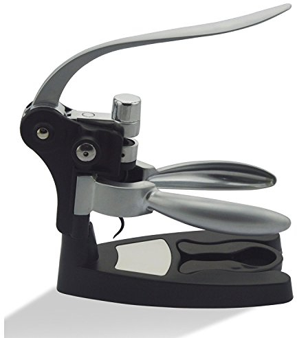 Itian Botella Vino abrebotellas del Conejo sacacorchos con Papel de Aluminio y Cortador Espiral de Repuesto