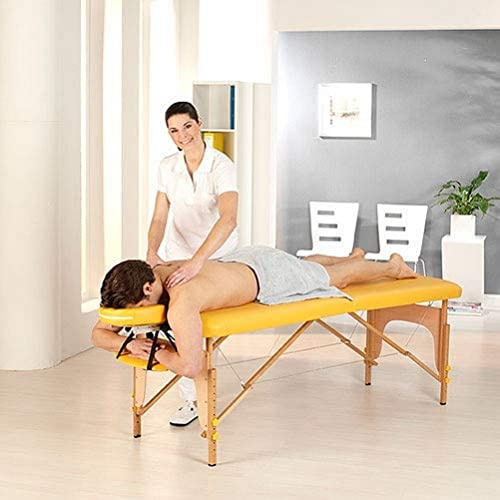 Teqler Mobile Massageliege im Sparpaket gelb