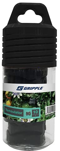 Gripple 10 Pack of Tensioners Easy Way To Trellis & Support Roses Garden Climbers Plants Black