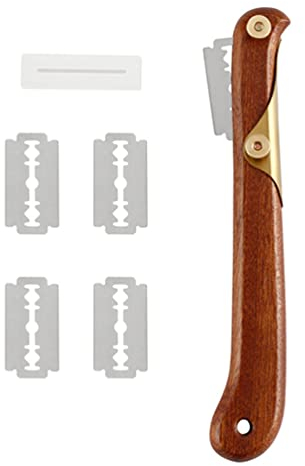 Lurrose 1 Set Bäckermesser Brot Lahm Brotmesser Baguettemesser Edelstahl Teig Messer Ritzmesser Brot Rasiermesser Brotschneider für DIY Brotteig Muster
