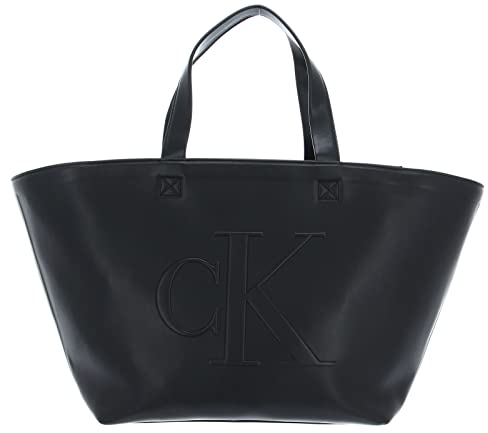 Calvin Klein CKJ Sculpted Shopper 27 Pipping Black