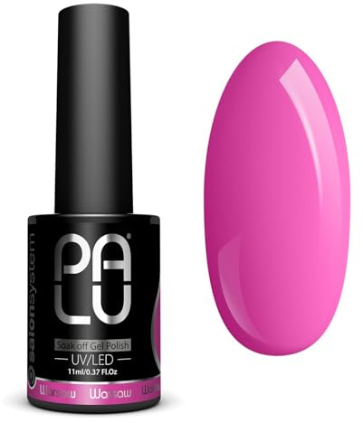 PALU – Nagellack för UV- och LED-lampa – UV-färglack – Intensiv glans, medeldjup konsistens, täckande redan efter 1–2 lager – Håller upp till 3 veckor, 11 g, Warsaw P11