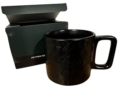 Starbucks Las Vegas Collection Limited schwarze Keramiktasse, 400 ml, in Box