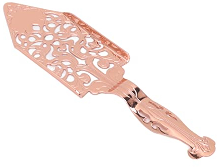 Cucchiaio per Assenzio, Cucchiaio in Legno di Assenzio da Cocktail Bar Tazza di Vetro Cucchiaio per Filtro per Bere Assenzio Vintage Design Cavo in Acciaio Inossidabile