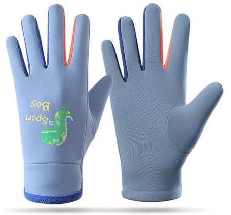 Kinder Cartoon Warme Handschuhe Outdoor rutschfeste Sport Laufen Reithandschuhe für Jungen Mädchen 3-12 Jahre
