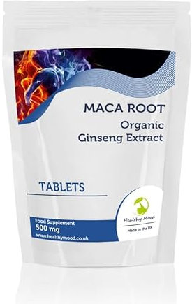 Maca Tablets – Natural Energy & Endurance Booster – Supports Libido, Hormonal Balance & Mood – Peruvian Root Supplement for Men & Women