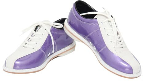 Bowls Shoes For Men,Ladies Bowling Shoes,Bowl Sneakers,Lace Up Bowling Shoes,Adult Bowling Trainers,Leather,Right Left Handed,Casual Fashion,Buffer,For Bowling Indoor And Outdoor