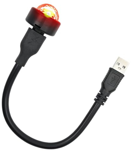 Luci da discoteca automatiche - luce a sfera a disco LED, luci per feste attivate dal suono | Design diviso Piccola palla da discoteca, luce da palco DJ portatile, effetti LED colorati,