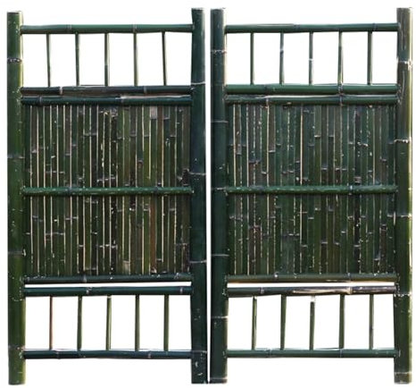 GOCHUSX Wood Fence Gate, Pedestrian Wooden Gate With Metal Hinges, Decorative Design Outdoor Gate, Small Garden Wooden Door For Backyard, Patio, Outdoor(135x130cm)