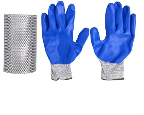 Fauhapyway Rete di protezione in alluminio per grondaie, rotolo da 6 m, filtro anti foglia, per sistema di drenaggio del tetto di casa, giardino, tetto (15 cm x 6 m)