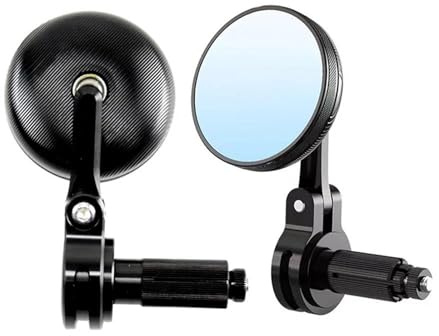 Specchietto Retrovisore Universale Per Moto Cafe Racer Specchietti Laterali Per Estremità Del Manubrio Per R Nine T