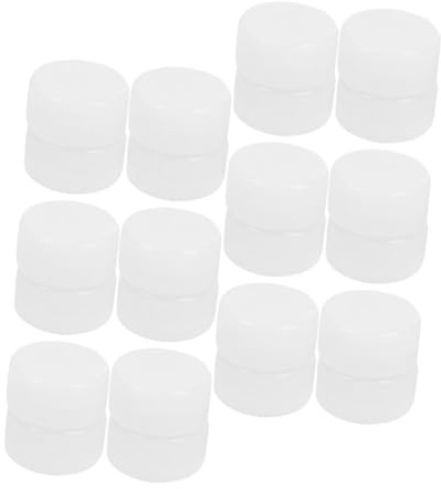 CLISPEED Boîte à Sonnerie Plastique 33 Mm pour Bébé, 50 Pièces, Accessoire, Créateur de Sons, Remplacement, Adapté aux Poupées et Jeux D’éveil, Développement Sensoriel, Usage