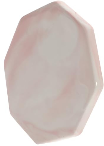 HOMOBABE Piastra Ceramica Sigillatura Cera Resistente Calore Pad Ottagonale Rosa Antiadherente Supporto Timbro Sigillo per Protezione Superfici e Uso Duraturo