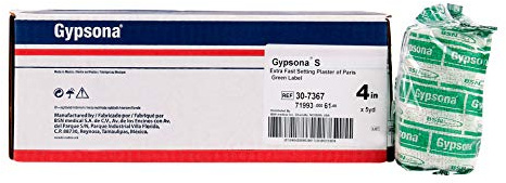BSN Medical 30-7367 GYPSONA S Bandages and Splints, Extra Fast Setting, 4 x 5 yd. Size (Pack of 12)