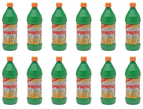 ROBBYROB Brennspiritus - Alleskönner für Haushalt, Freizeit, Auto & Handwerk (12000 ml)