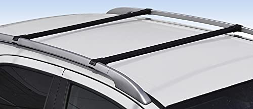 GEV Barre PORTATUTTO Premontate Specifiche Fiat Panda I Serie Fino al 2002 Nero Acciaio 8821