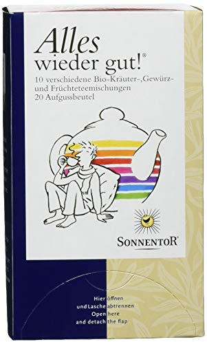 Sonnentor Tee Alles Wieder gut! Probier mal! Doppelkammerbeutel (1 x 30 g) - Bio