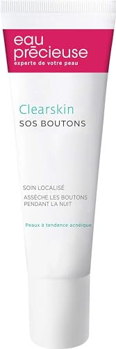Eau Précieuse - SOS Clearskin - Soin Localisé - Assèche les Boutons pendant la Nuit et Aide à les réduire- Peaux à tendance acnéique - 10ml