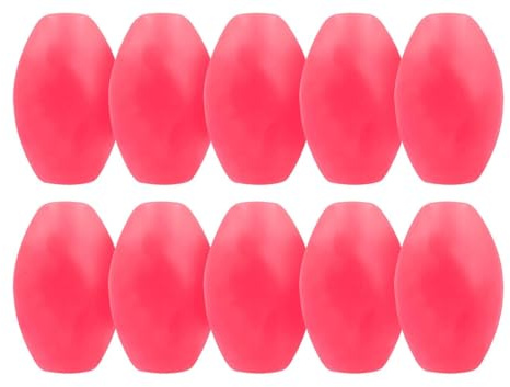 JEZERO Deep Water Fishing Floats: Great for Trail Markers, Dock Floats, Swim Buoy, Kayak Anchor Kit, Pool Buoy, Crabbing & Boats | Red, 6 x 3, 10-Pack