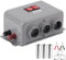 Ejoyous Calentador de Coche 12V, 600W-800W, Descongelador de Parabrisas con 3 Orificios, Ventilador Desempañador para Invierno