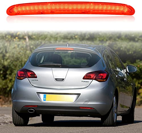 njssjd LED-Dritte Bremsleuchte Zentrale Hochgesteckte Bremsleuchte für 2009-2015 O-pel (Vauxhall) Astra J, 2012-2018 O-pel Astra J GTC OPC Rücklicht 3. Bremslicht