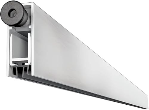Gedotec absenkbare Bodendichtung | 1 Stück Türdichtung einseitige Auslösung 12 x 30 mm | ECO | Länge 830 mm - kürzbar | Absenkdichtung für Türen | Türbodendichtung windschutz kältefeind | zum Einnuten