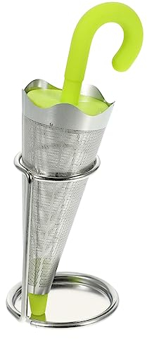 OUNONA Tea Drain Filter Umbrella Shape Tea Infuser Silicone Lid for Kitchen Use