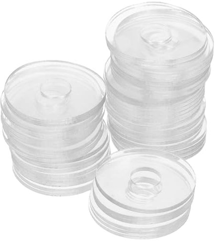 SOLUSTRE 50pièces Rondelles Vinyle Pour Vis Joints Étanchéité Ronds Plats Rondelles De Rechange Pour Poignées De Douche