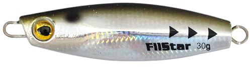 SEABUZZ Pilker 6cm 30g Realistisch Fischköder - Hornhecht Makrelen Köder | Hochseeangeln & Meeresangeln - Forelle & Raubfisch Köder - Meerforelle - Angeln Kunstköder - Angelköder Wobbler