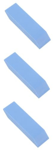 MAGICLULU 3St Reinigungstuch Glasreiniger spiegelreiniger Küchenreinigungsbürste Küchenarmatur Reinigungsgummi Küchenabfluss Reiniger schrubben Radiergummi Reiniger für Geschirr Blue