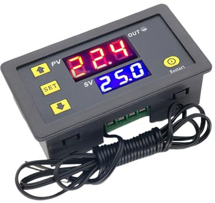 VENCENTE Digital Thermatic Switches - Temp Controller Adjutsable Electronic Control Board | Temperature Controller Switches Practical Relay Control Board for Home Commercial Use