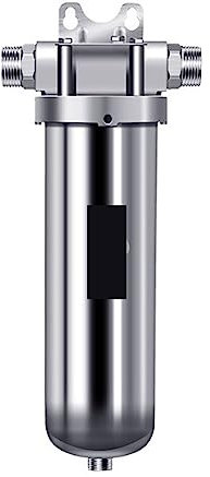 Reverse Osmosis Water System Under Sink 8000L / H Water Filter Mud Anti Rust Protection, Sufficient Domestic Water 40 ΜM Whole House Water Filter System for Under Sink Home Domestic(0.75inch loose joi